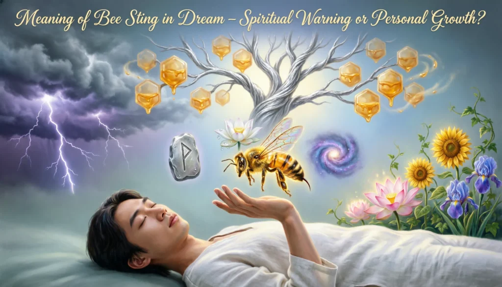 Meaning of Bee Sting in Dream  Spiritual Warning