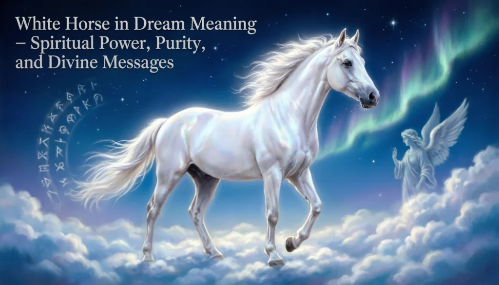 White Horse in Dream Meaning