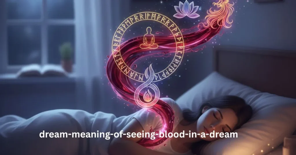 Dream Meaning of Seeing Blood in a Dream