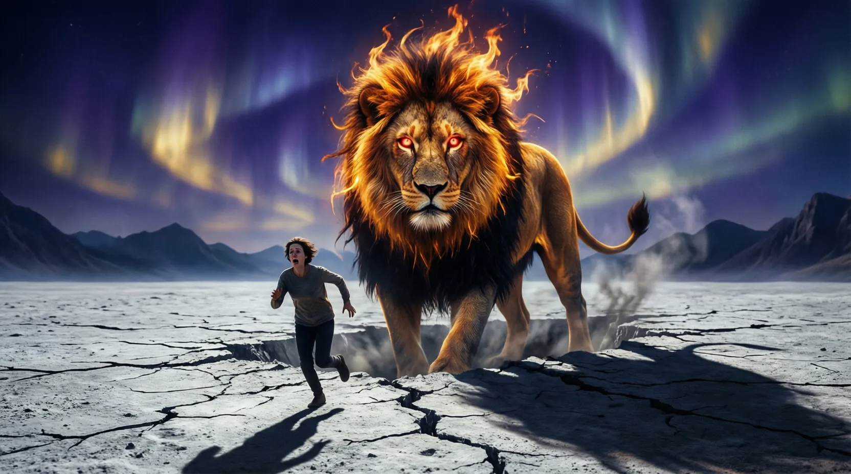 Escaping from Lion in Dream Meaning