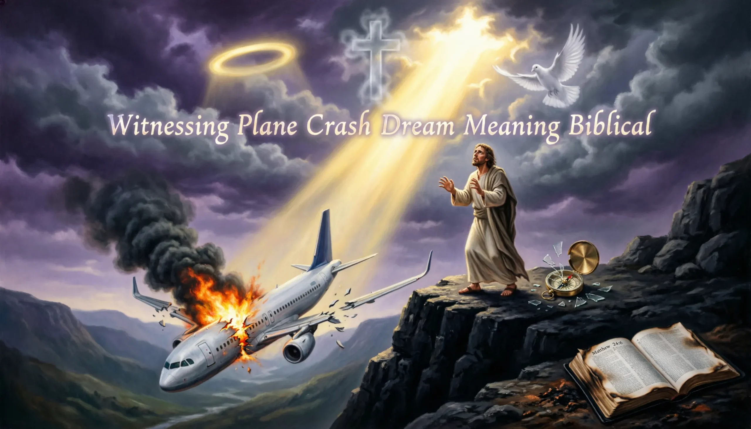 witnessing plane crash dream meaning biblical